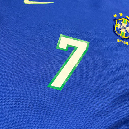 Nike Brasilien Ronaldo (Ronaldinho) Trikot blau Größe XL 1998