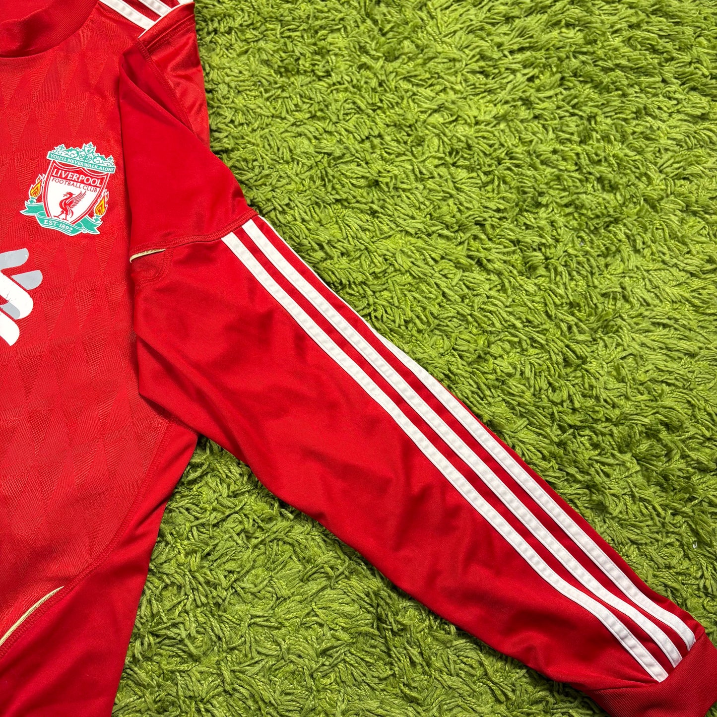 Adidas FC Liverpool Trikot Langarm rot Größe L 2010 2011