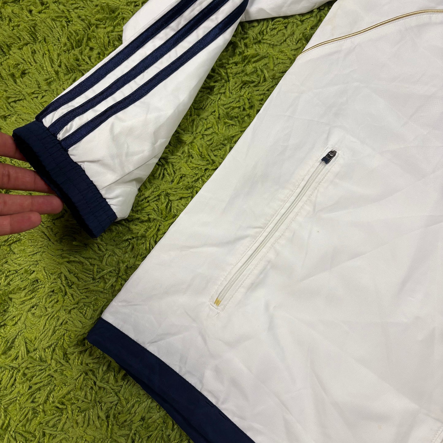 Adidas FC Chelsea Trainingsjacke Jacke weiß Größe M 2012