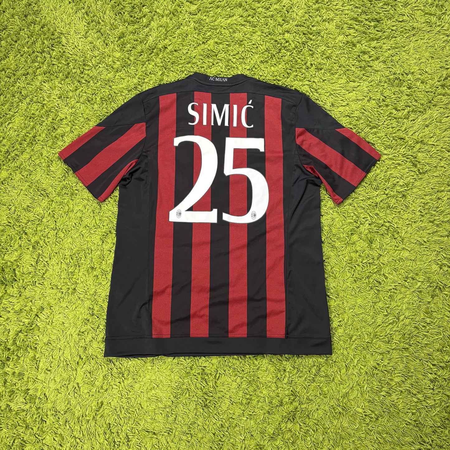 Adidas AC Mailand Milan Simic Trikot schwarz Größe XL 2014 2015