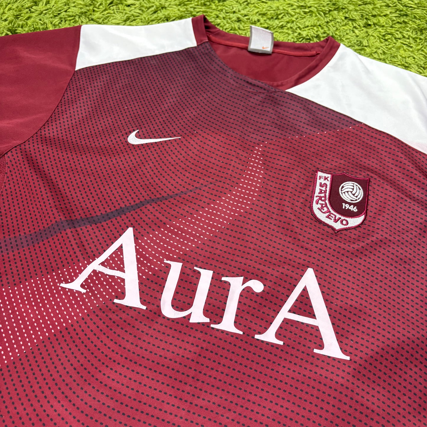 Nike FK Sarajevo Trikot Wein rot Bordeaux Größe XXL 2009 2010