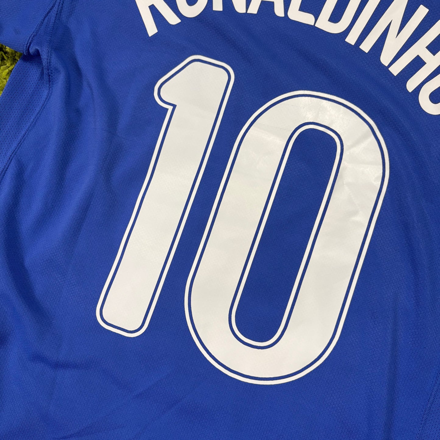 Nike Brasilien Ronaldinho Trikot blau Größe M 2006