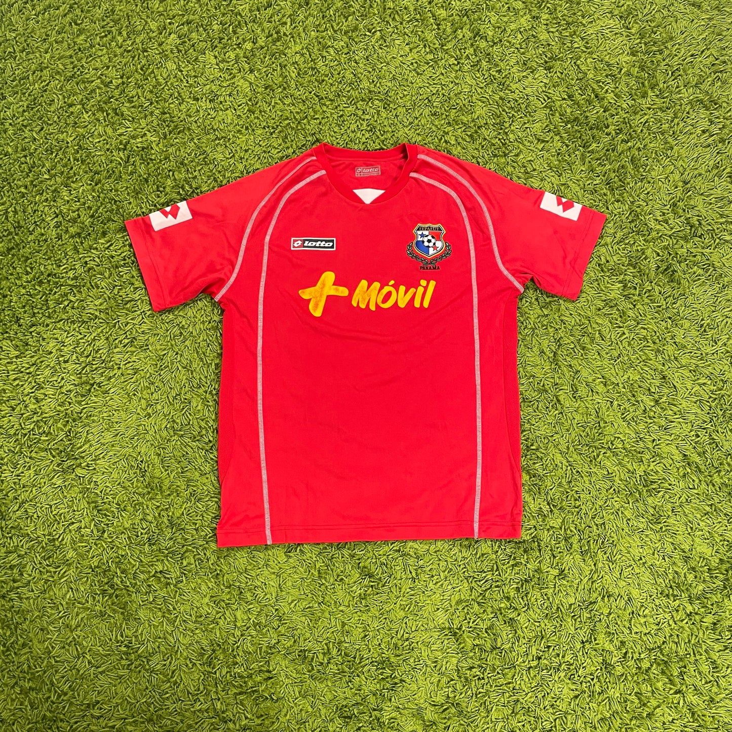 Lotto Panama Trikot rot Größe M