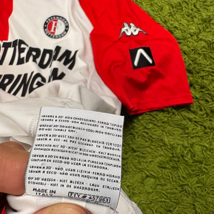Kappa Feyenoord Rotterdam Trikot rot Weiß Größe L 2002 2003