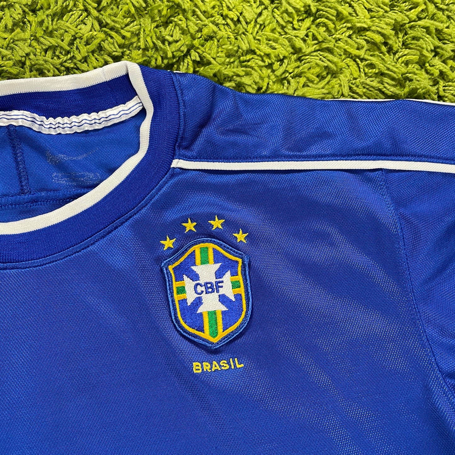 Nike Brasilien Trikot blau Größe S 1998