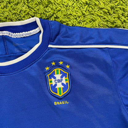 Nike Brasilien Trikot blau Größe S 1998