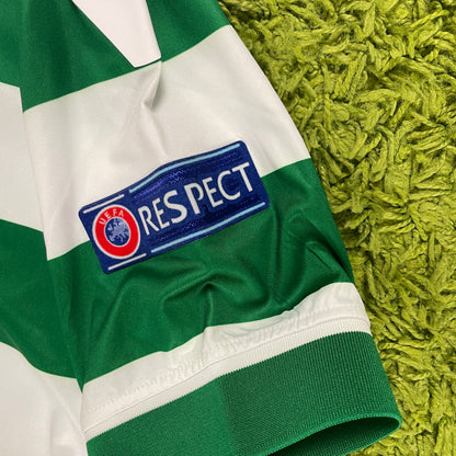 Macron Sporting Lissabon Trikot weiß grün Größe L 2015 2016