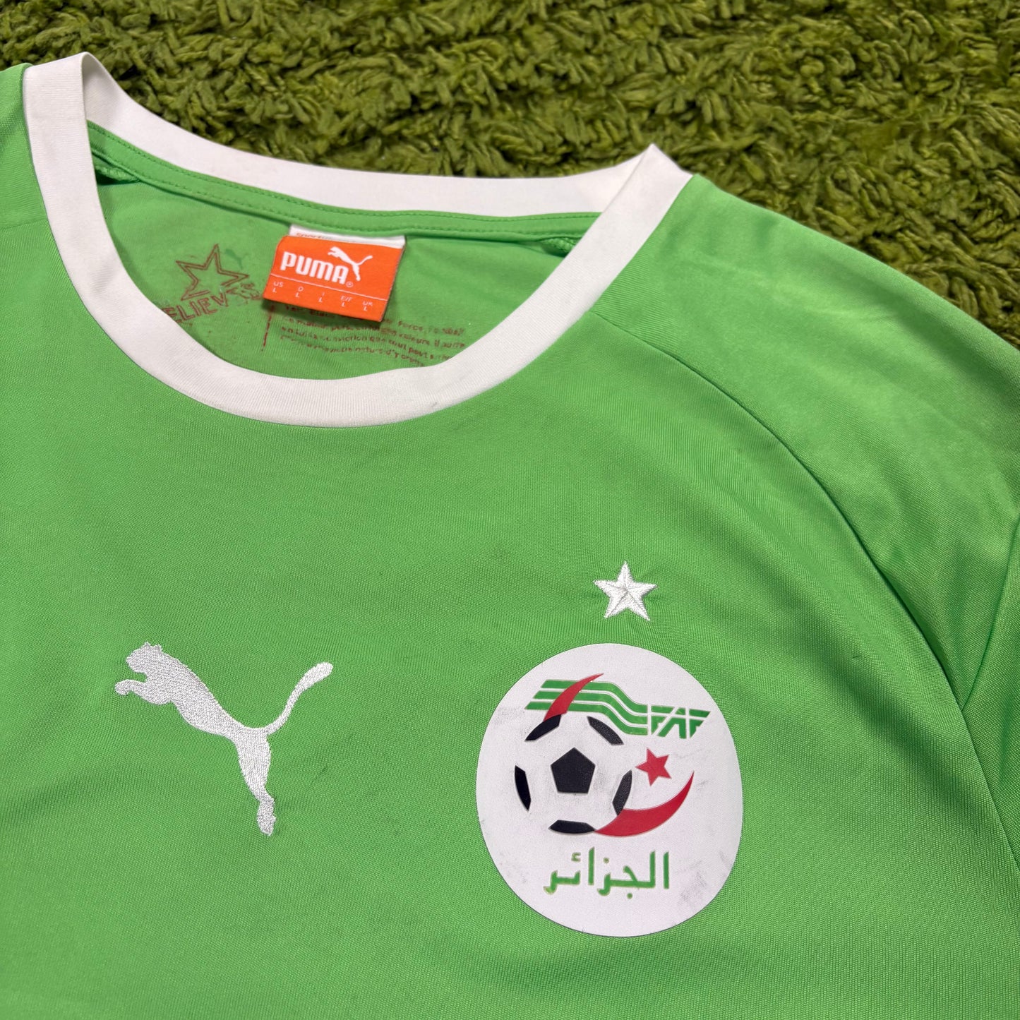 Puma Algerien Slimani Trikot grün Größe L 2014
