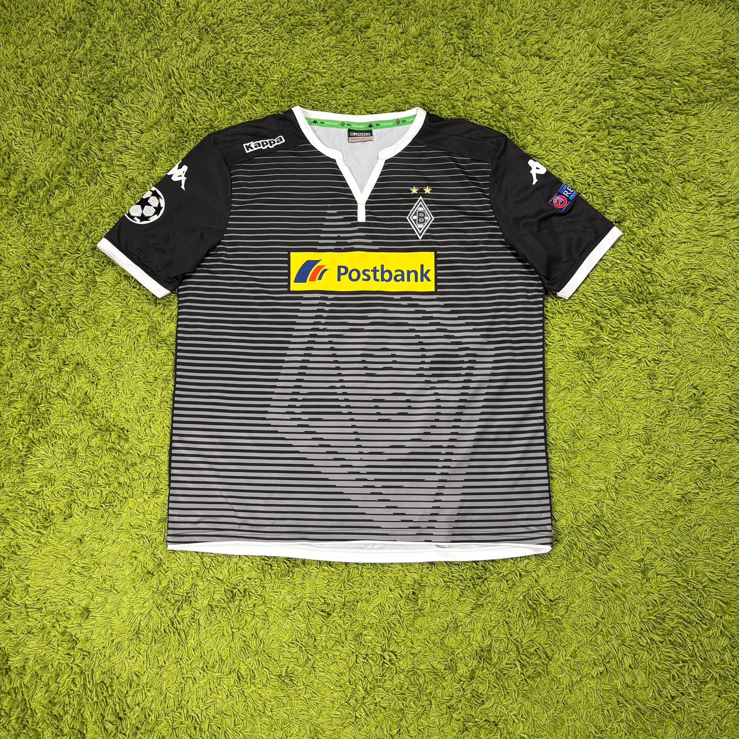 Kappa Borussia Mönchengladbach Trikot schwarz Größe XXL 2015 2016