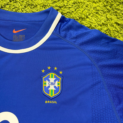 Nike Brasilien Ronaldo R9 Trikot blau Größe L 2000 2002 Neu mit Etikett brasil