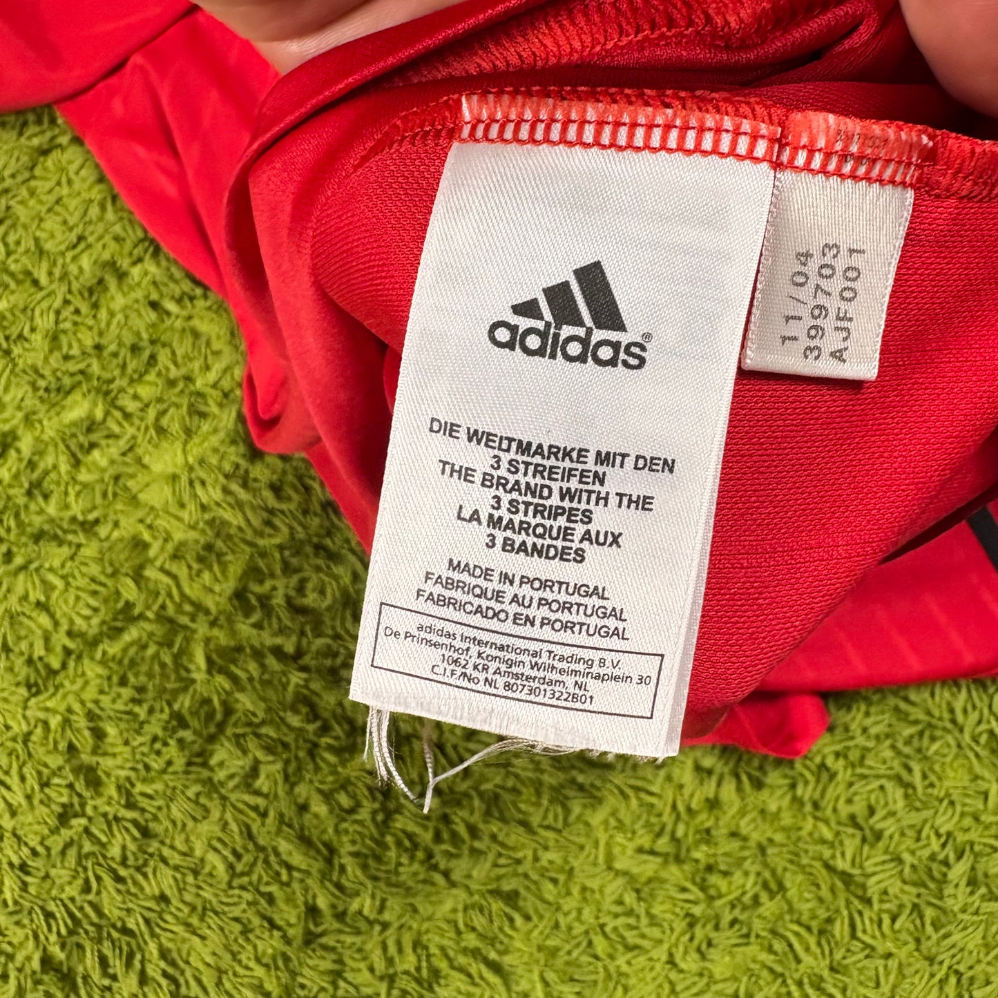 Adidas 1. FC Nürnberg Slovak Trikot rot Größe XL 2004 2005 matchworn