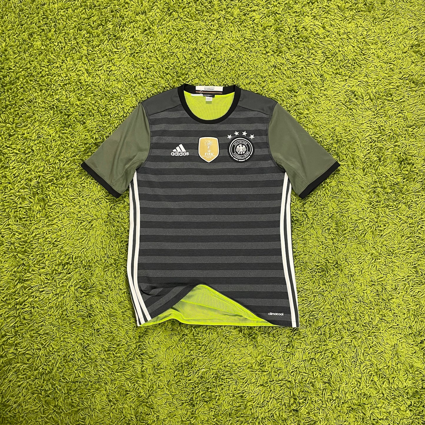 Adidas Deutschland Trikot grau wendbar 2016 Größe M DFB