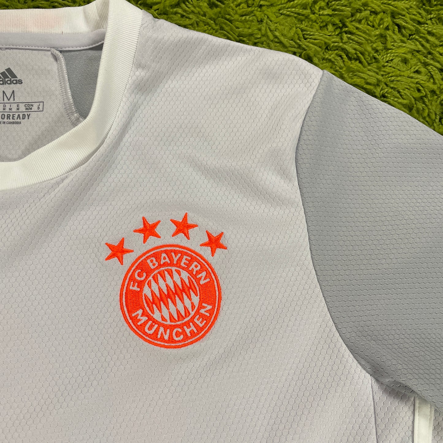 Adidas FC Bayern München Sane Trikot grau Größe M 2020 2021