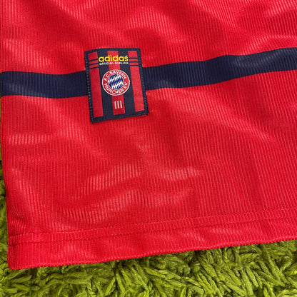 Adidas FC Bayern München Strunz Trikot weiß Größe L 1998 2000