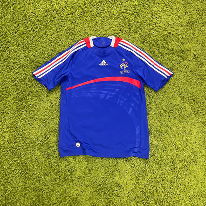 Adidas Frankreich Trikot blau Größe M 2008