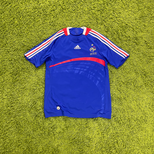 Adidas Frankreich Trikot blau Größe M 2008