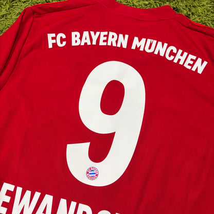 Adidas FC Bayern München Lewandowski Trikot rot Größe L 2018 2019
