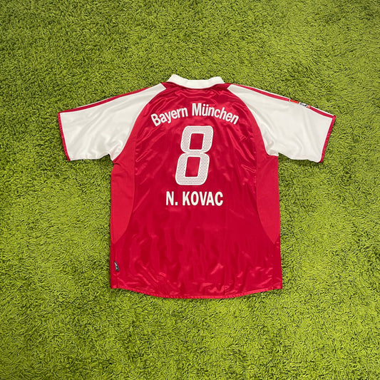 Adidas FC Bayern München Kovac Trikot rot Größe L 2003 2004