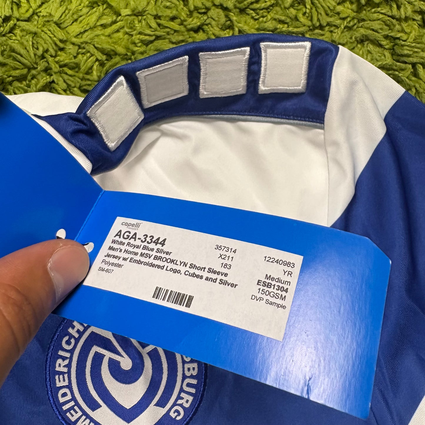 Capelli MSV Duisburg Trikot Weiß Größe M 2018 2019 NEU