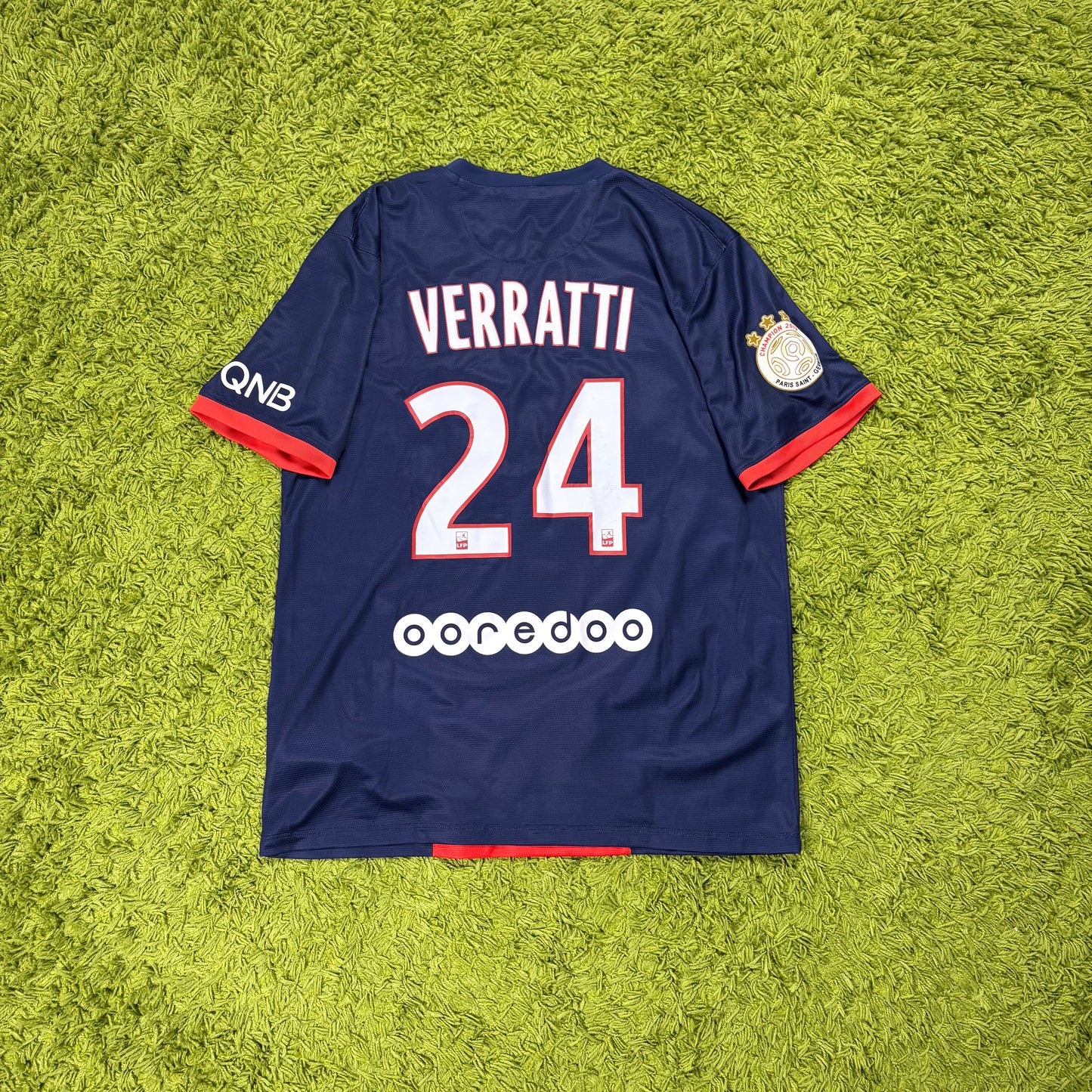 Nike Paris Saint Germain PSG Verratti Trikot blau Größe L 2013 2014