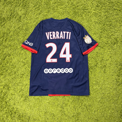 Nike Paris Saint Germain PSG Verratti Trikot blau Größe L 2013 2014