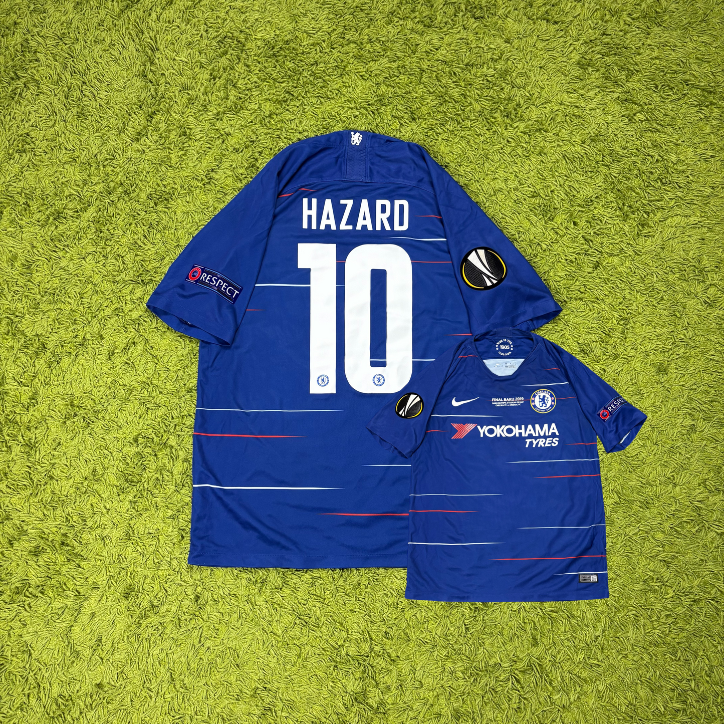 Nike FC Chelsea Hazard Trikot blau Größe M 2018 2019