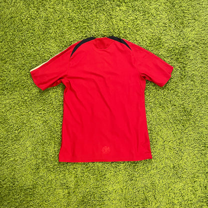Adidas Deutschland Trikot rot schwarz Größe M 2008