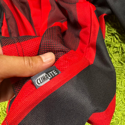 Adidas AC Mailand Milan Rivaldo Trikot rot schwarz Größe L 2002 2003
