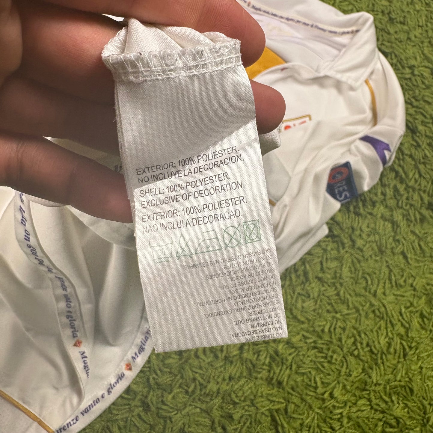 Joma AC Florenz Fiorentina Gomez Mario Trikot Weiß Größe XL 2013 2014