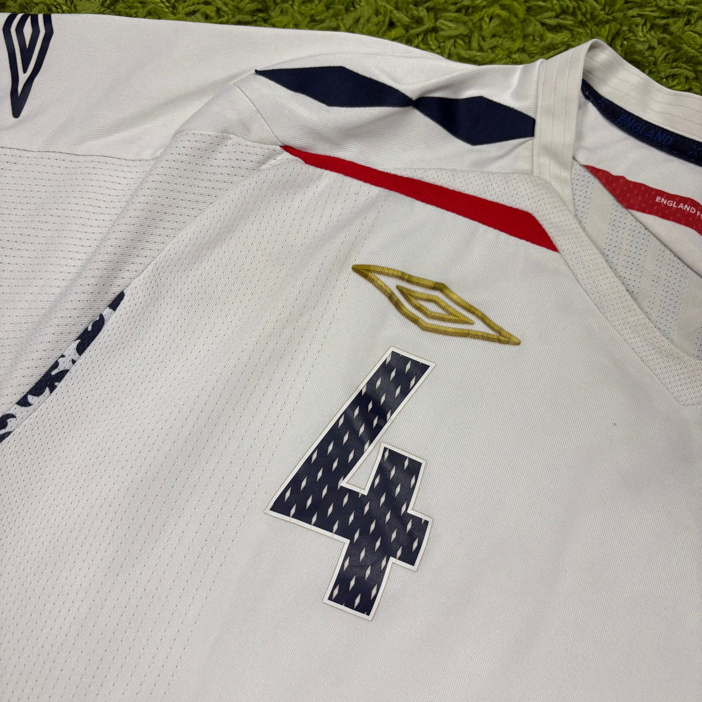 Umbro England Gerrard Trikot Weiß Größe XXL 2008