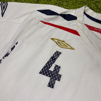Umbro England Gerrard Trikot Weiß Größe XXL 2008