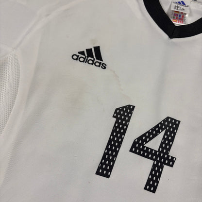 Adidas Deutschland DFB Asamoah Trikot Weiß Größe M 2002