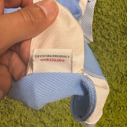Umbro Manchester City Kun Agüero Trikot hell blau Größe XL 2011 2012