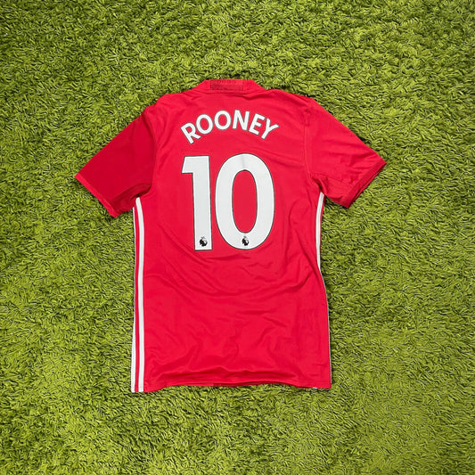 Adidas Manchester United Rooney Trikot rot Größe S 2016 2017