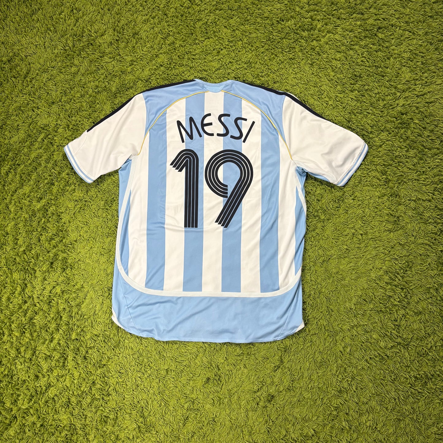 Adidas Argentinien Messi Trikot weiß blau Größe XL 2006