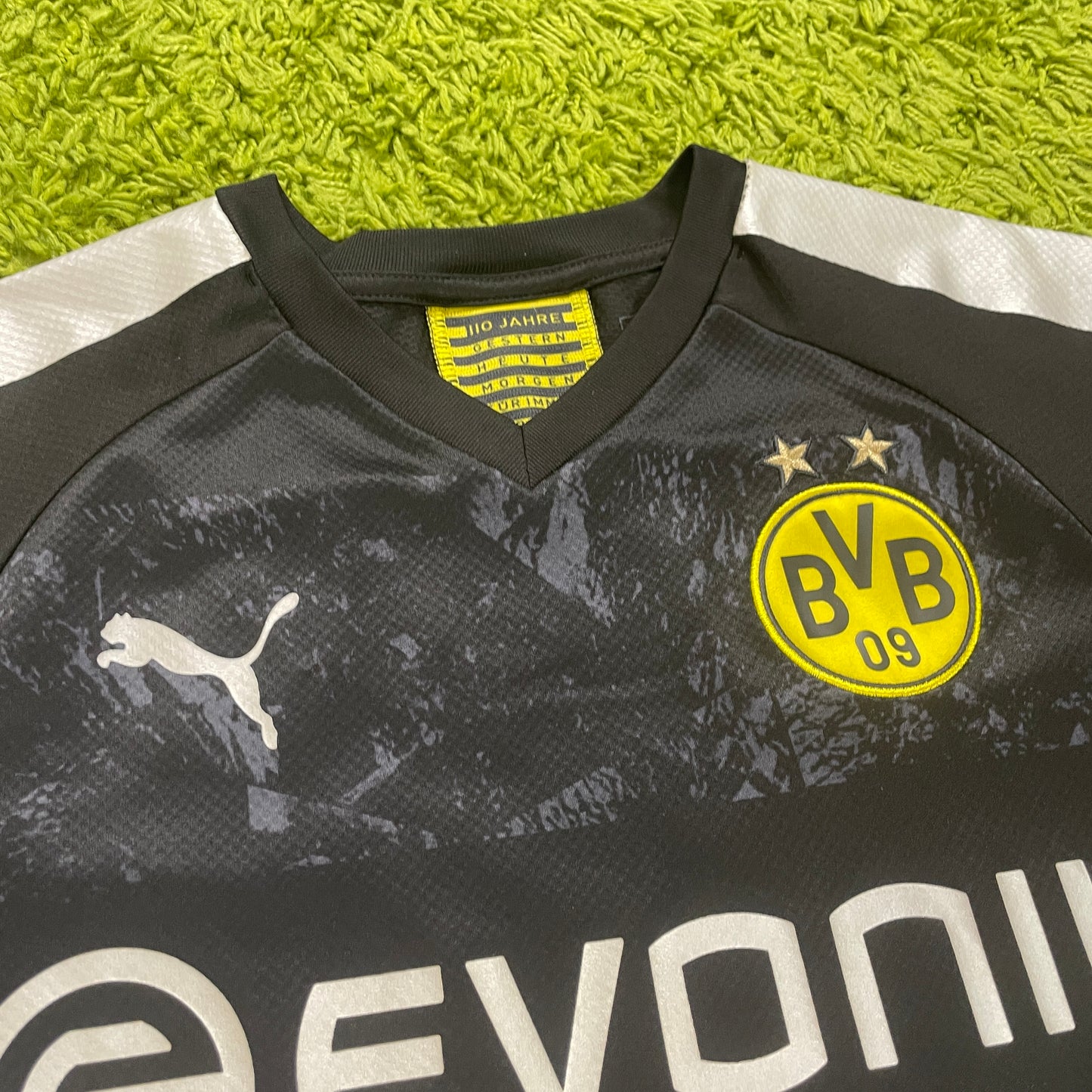 Puma Borussia Dortmund BVB Haaland Trikot grau Größe S 2019 2020