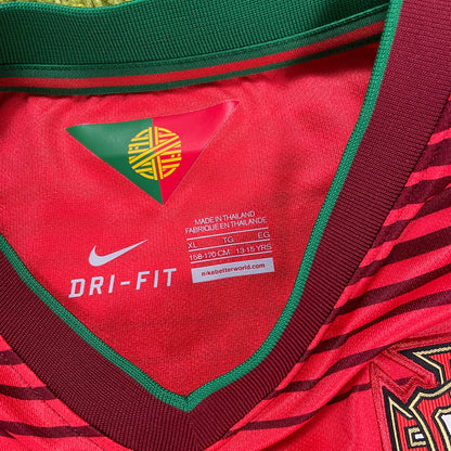 Nike Portugal Ronaldo Trikot rot Größe YXL - S 2014