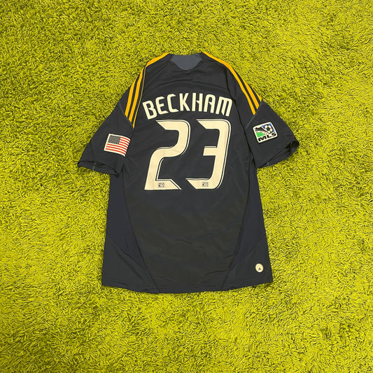 Adidas LA Galaxy Beckham Trikot blau Größe M 2008 2009
