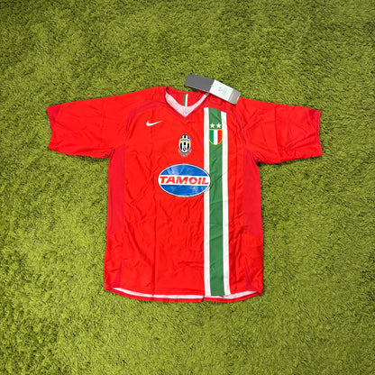 Nike Juventus Turin Ibrahimovic Trikot rot Größe L 2005 2006 neu mit Etikett