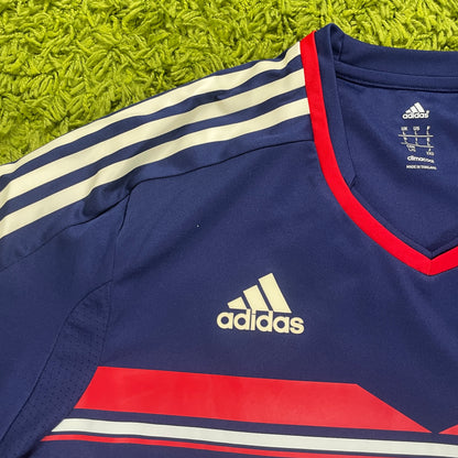 Adidas Olympique Lyon Trikot blau Größe L 2013 2014