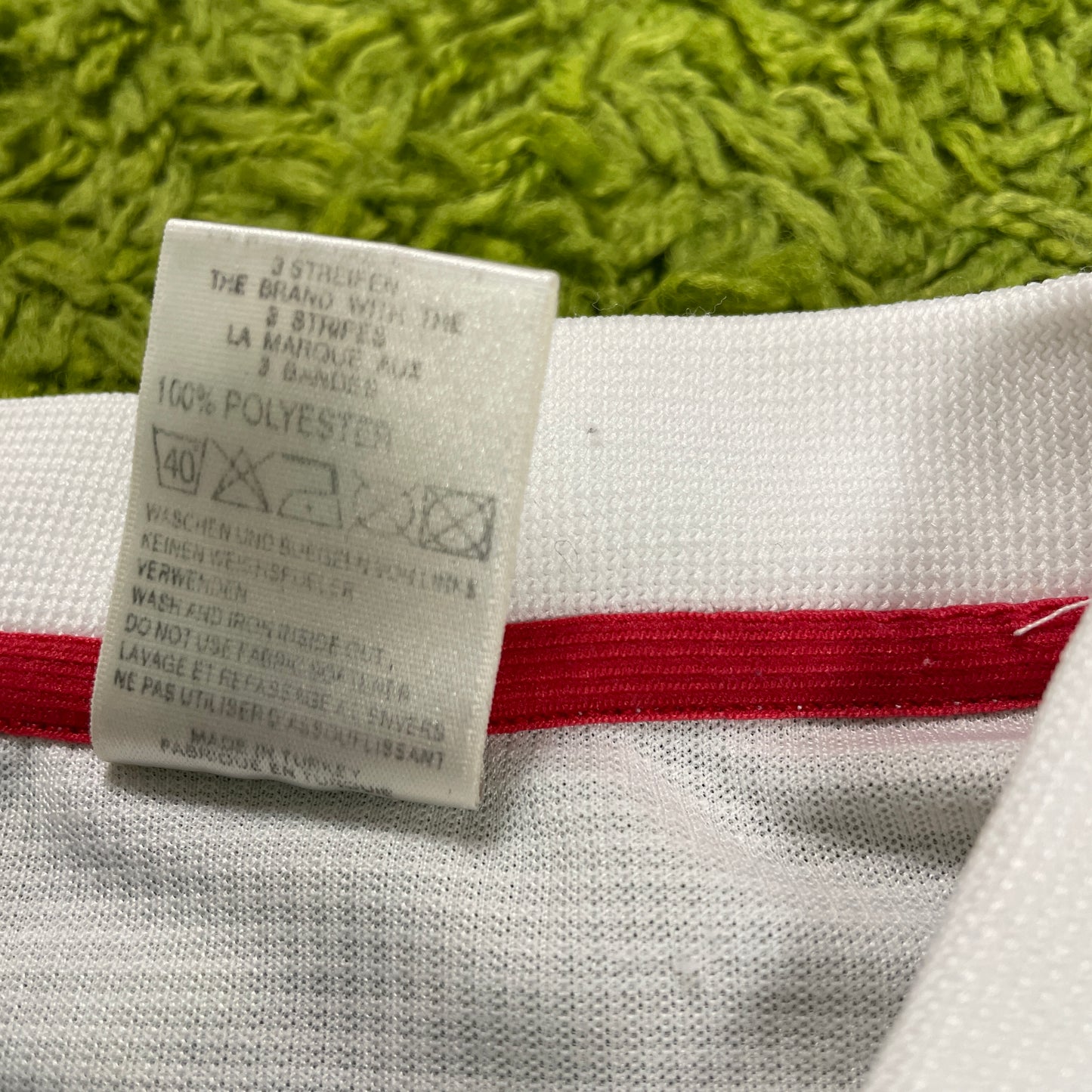 Adidas Türkei Trikot weiß Größe M 2002