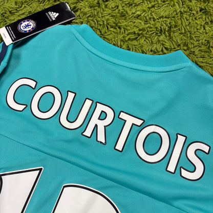Adidas FC Chelsea Trikot Courtois blau Größe M 2015 2016 NEU