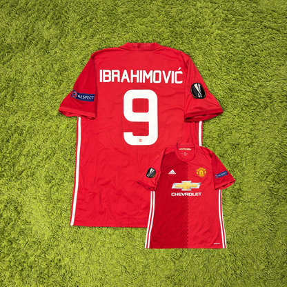 Adidas Manchester United Ibrahimovic Trikot rot Größe L 2016 2017