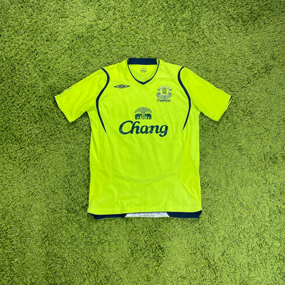 Umbro Everton FC Trikot grün Neon 2008 2009 Größe M