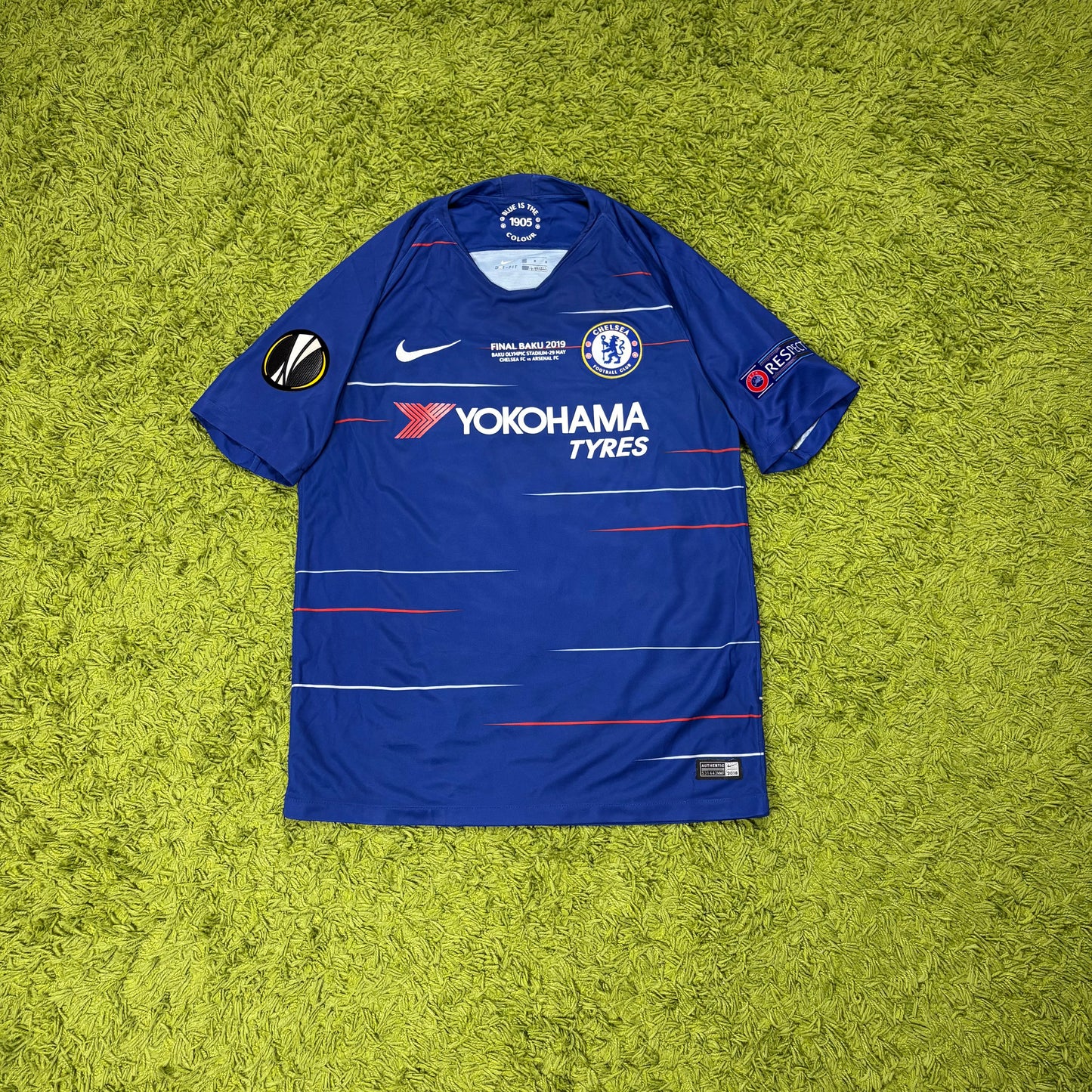 Nike FC Chelsea Hazard Trikot blau Größe M 2018 2019