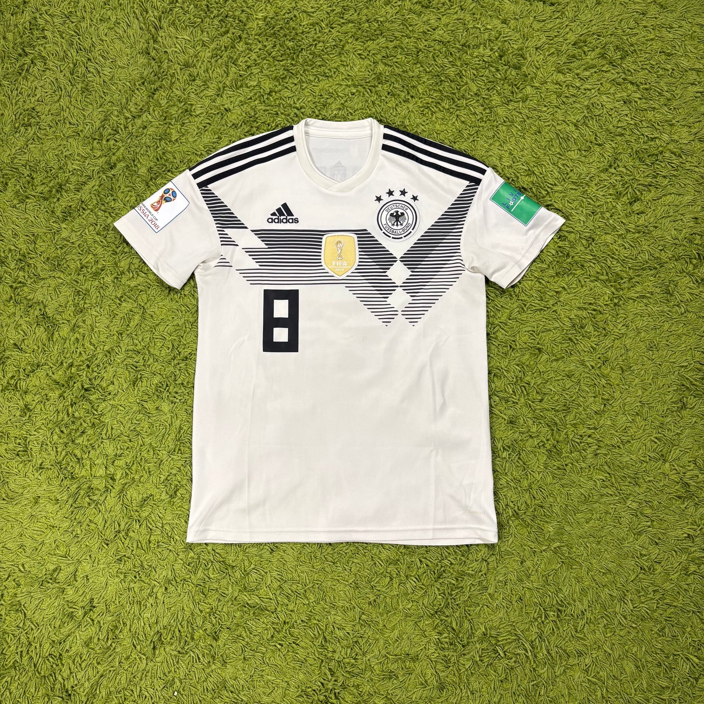 Adidas Deutschland DFB Kroos Trikot Weiß Größe S 2018