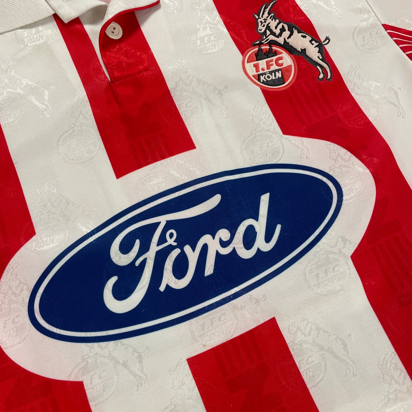 Puma 1. FC Köln Munteanu Trikot weiß Größe M 1995 1996