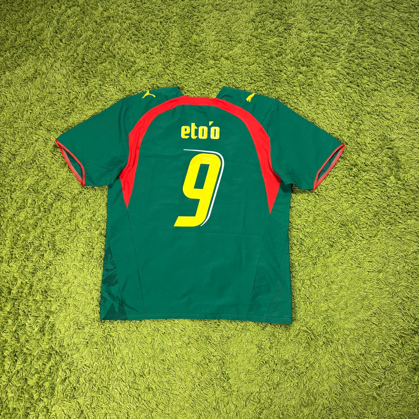 Puma Kamerun Etoo Eto‘o Trikot Grün Größe L 2006