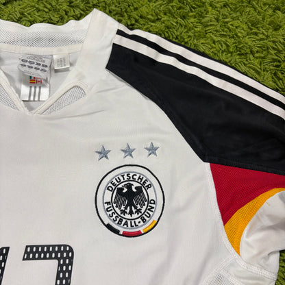 Adidas Deutschland DFB Ballack Trikot Weiß Größe M 2004