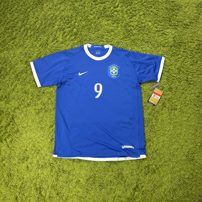 Nike Brasilien Ronaldo R9 Trikot blau Größe L 2006 2008 NEU MIT ETIKETT